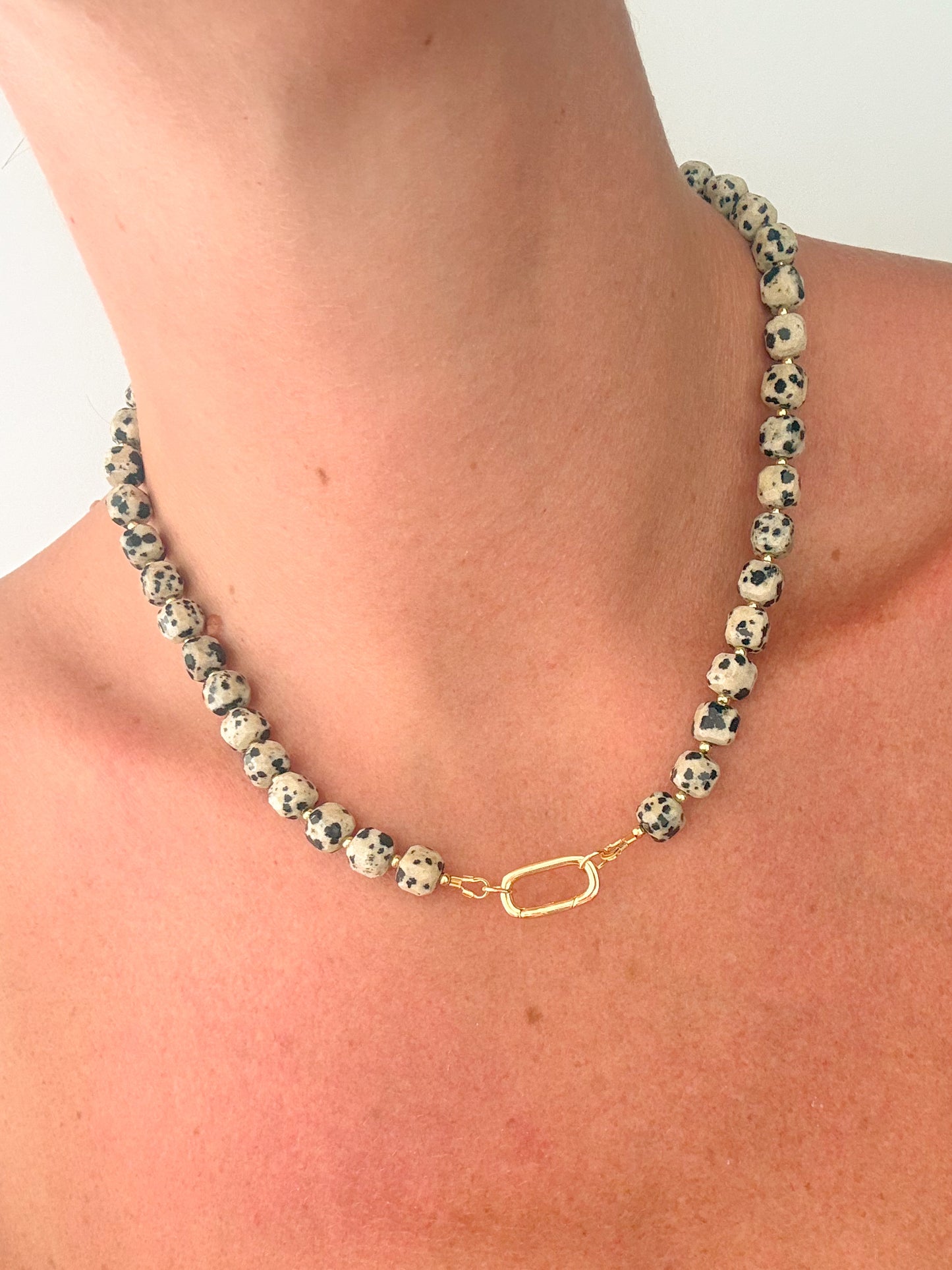 Lilac Dalmation Necklace