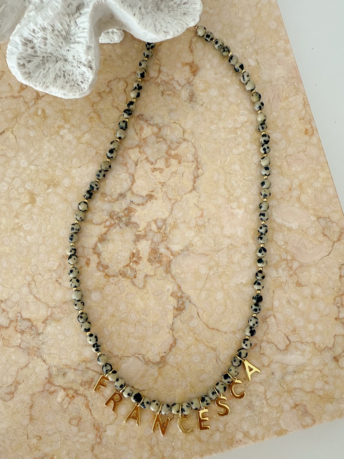 The Dahlia - Initial Necklace