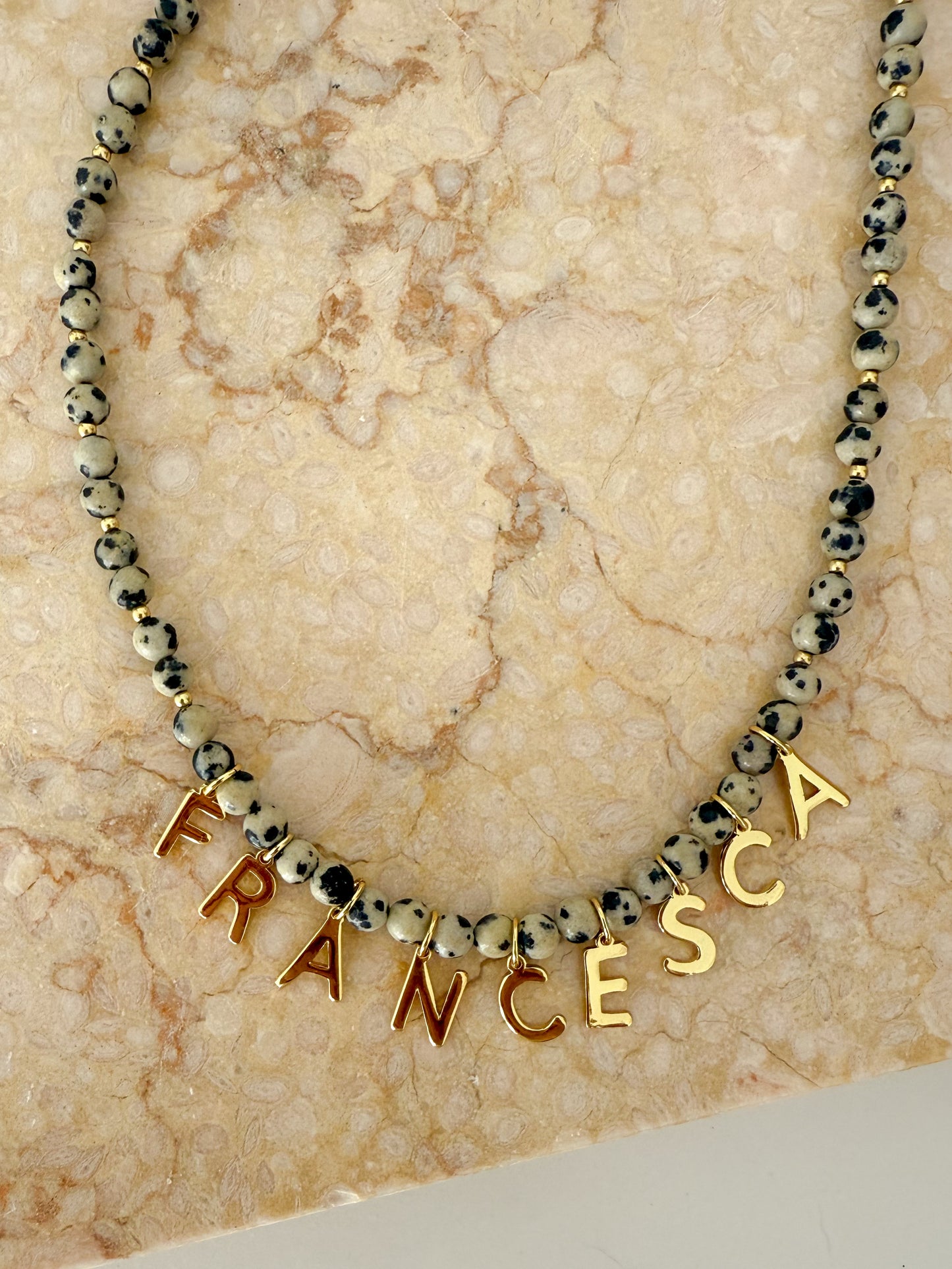 The Dahlia - Initial Necklace